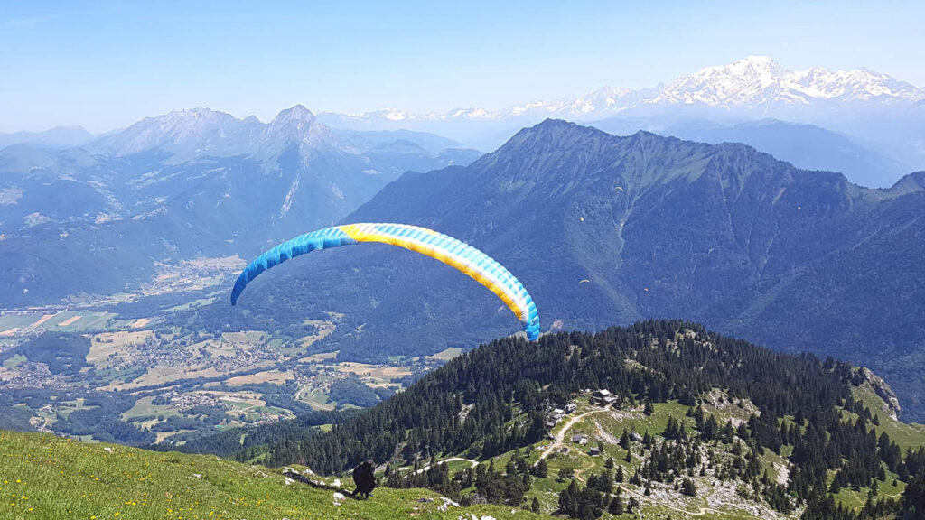 décollage parapente Sambuy