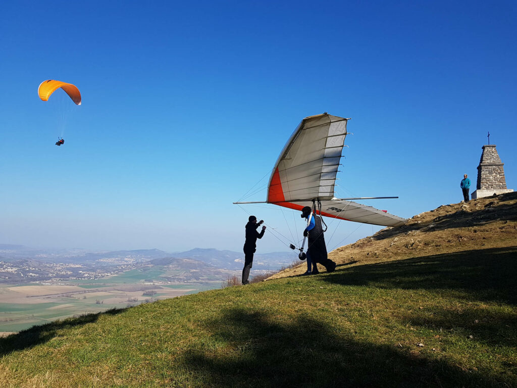 parapente versus deltaplane