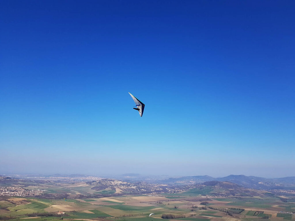 vol en deltaplane auvergne