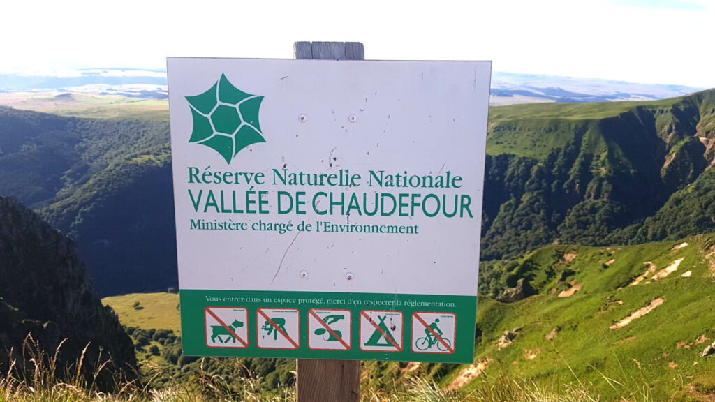 panneau vallée de Chaudefour