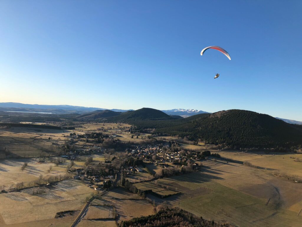 parapente en auvergne